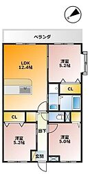 間取図画像 3LDK