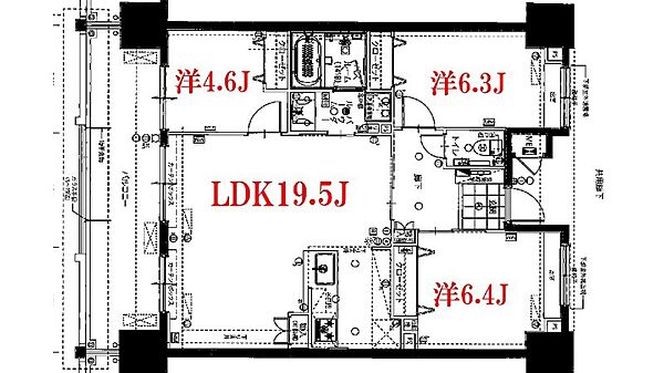 間取りを拡大表示