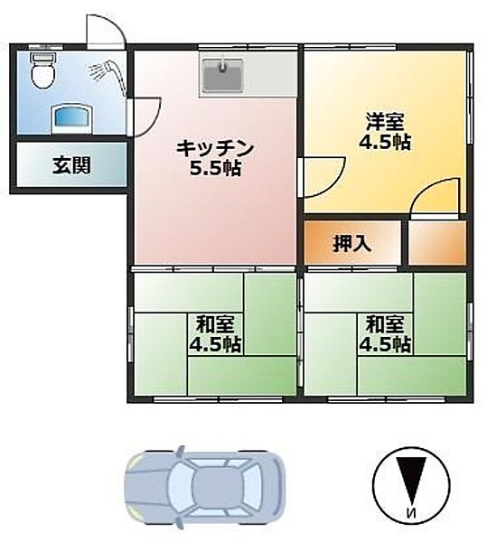 間取りを拡大表示