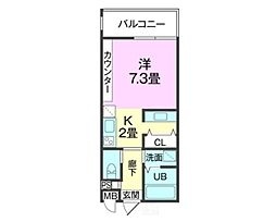 間取図画像 1K