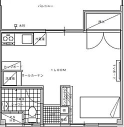 間取図画像 ワンルーム