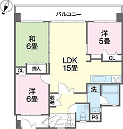 間取図画像 3LDK