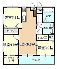 物件の間取り