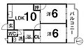 金子マンション4階4.0万円