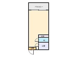 センチュリー二番町 ワンルームの間取図画像