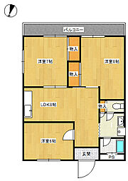 間取図画像 3LDK