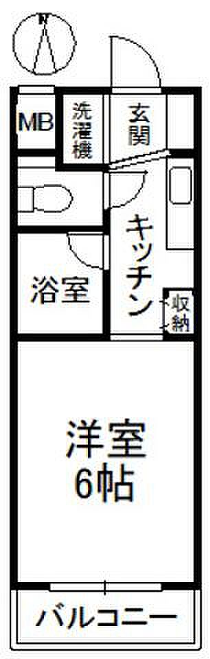 1K 間取り