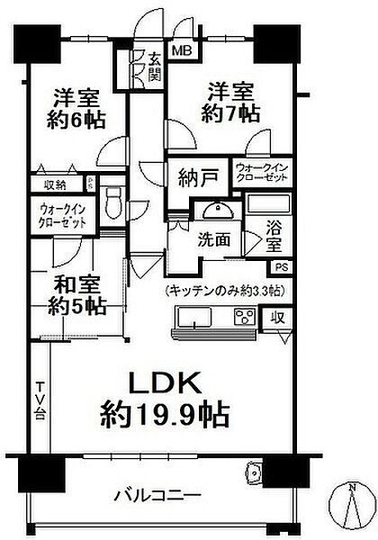 間取りを拡大表示