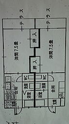 K.米湊 1階1Kの間取り