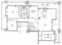 オーヴィジョン勝山通りミュゼ 3LDKの間取図画像