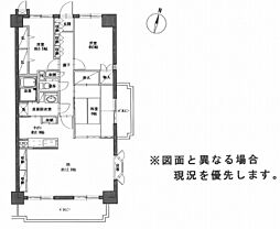 ライオンズガーデン松山紅葉町 3LDKの間取図画像