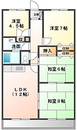 ワールドテラス 4LDKの間取図画像