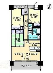 アルファステイツ西の土居 3LDKの間取図画像