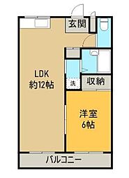 間取図画像 1LDK