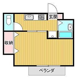 間取図画像 1K