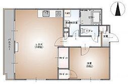 間取図画像 1LDK