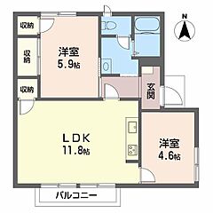 物件の間取り
