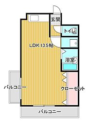 間取図画像 1DK