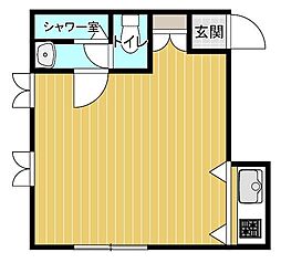 イマージュ幸町 ワンルームの間取図画像