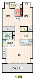 マルイローズガーデン 2SLDKの間取図画像
