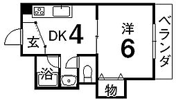 間取図画像 1DK