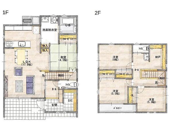 間取りを拡大表示