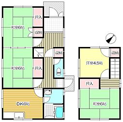 高松市高松町 一戸建 4DKの間取り