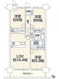 間取図画像 3LDK