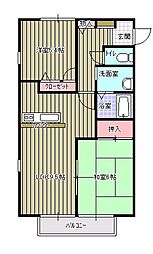 ロイヤルハウス西泉壱番館 2LDKの間取図画像