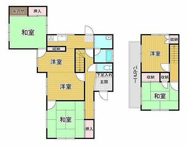 間取りを拡大表示