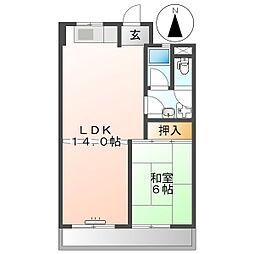 高知市鴨部1  1LDK  3F(初期費用減額CP) 3階