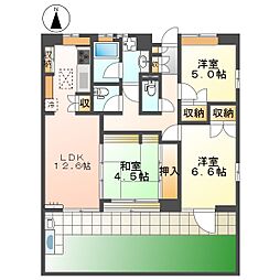 高知市青柳町 3LDK 1F(初期費用減額CP) 1階3LDKの間取り