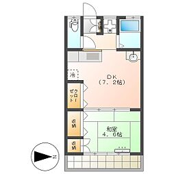 高知市日の出町 1DK 3F(最上階・コンビニ徒歩2分) 3階
