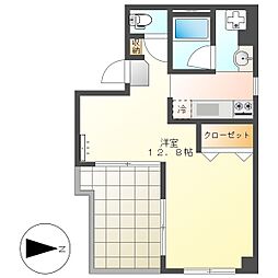高知市升形 1K 2F(オートロック・角部屋・電停徒歩4分) 2階