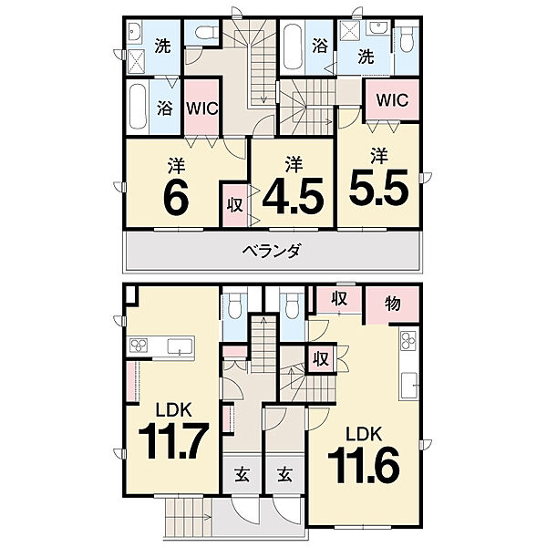 間取りを拡大表示