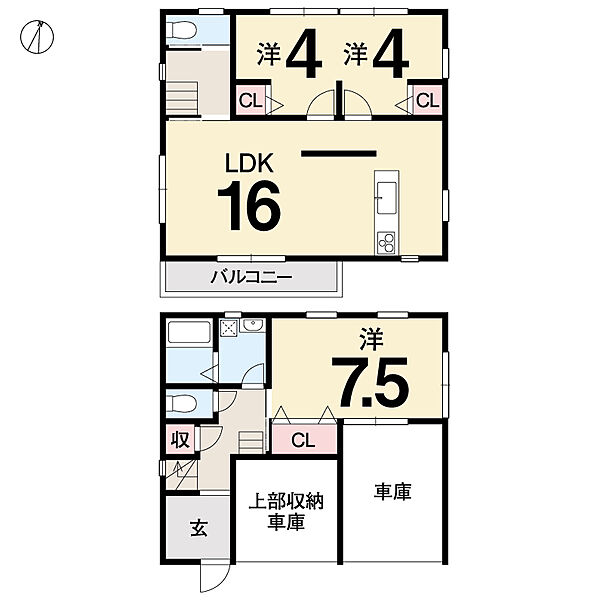 間取りを拡大表示