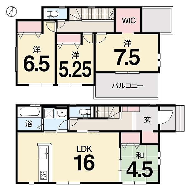 間取りを拡大表示