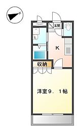 フォレスト・MC 1Kの間取図画像