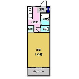間取図画像 1K