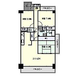 間取図画像 3LDK