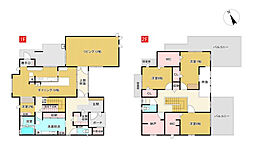 高知市みづき 一戸建 4DKの間取り