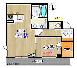 シャーメゾンパントロワ 1LDKの間取図画像