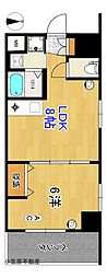 高知インターマンション 1LDKの間取図画像