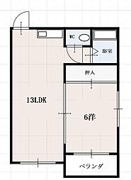 間取図画像 1LDK