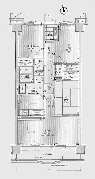 間取りを拡大表示