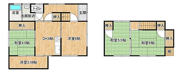 間取りを拡大表示