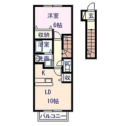 間取図画像 1LDK