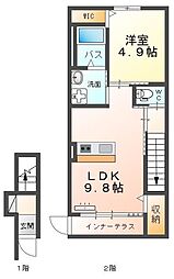 間取図画像 1LDK