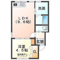 間取図画像 1LDK