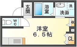 原ビル 1Kの間取図画像